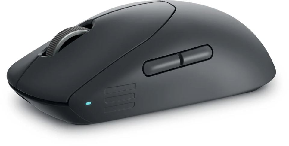 Dell Alienware Pre/Herná/Optická/Pre pravákov/26 000 DPI/Drôtová+bezdrôtová/Čierna – Ergonomicky tvarované šasi so 6 programovateľnými tlačidlami